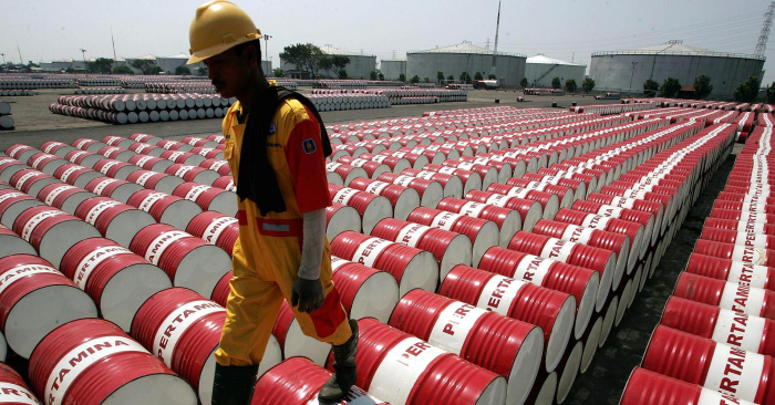 oil barrels
