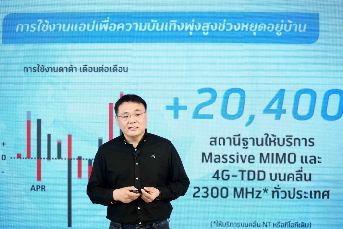 คุณประเทศ ตันกุรานันท์ รองประธานเจ้าหน้าที่บริหาร กลุ่มเทคโนโลยี dtac