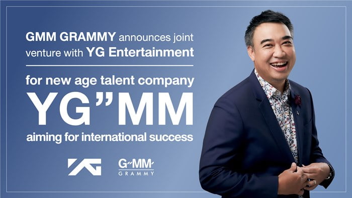 GMM Grammy ร่วมทุน YG Entertainment เปิดบริษัทใหม่ YG”MM เฟ้นหาและพัฒนาศิลปินสู่ระดับโลกแบบครบวงจร