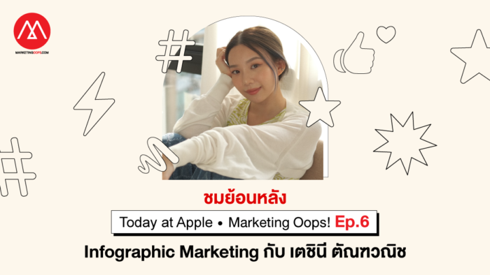 Infographic Marketing เครื่องมือสื่อสารแห่งยุค! กับ ตชินี ตัณฑวณิช - Apple และ Marketing Oops!