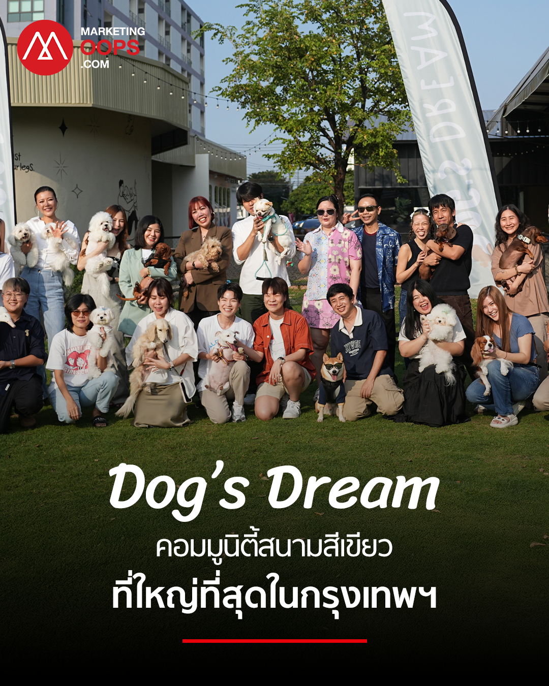 Dog’s Dream: ตอบโจทย์เทรนด์คนรักสัตว์เลี้ยง กับคอมมูนิตี้สนามสีเขียวที่ใหญ่ที่สุดในกรุงเทพฯ