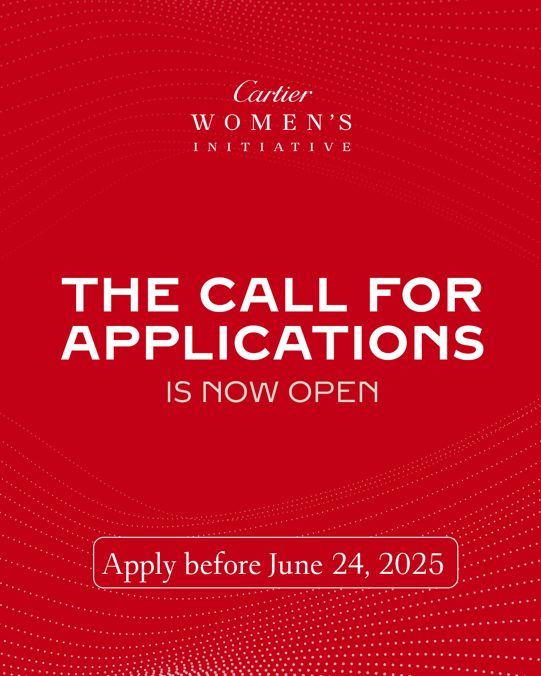 Cartier Women’s Initiative Awards 2026 เปิดรับสมัครแล้ว