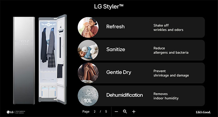 เครื่องอบผ้า LG Styler RX-5