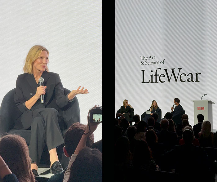 เคท แบลนเชตต์ (Kate Blanchett), โรเจอร์ เฟเดอเรอร์ (Roger Federer) และ แคลร์ เวท เคลเลอร์ (Clare Waight Keller)