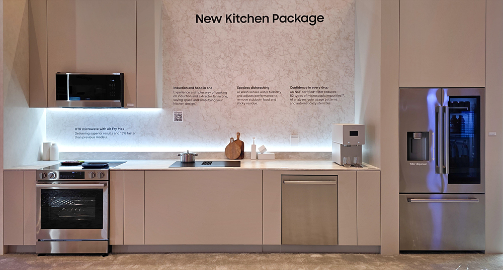 Samsung Corporate CES 2026 The First Look 2026 AI Companions AI Kitchen Booth