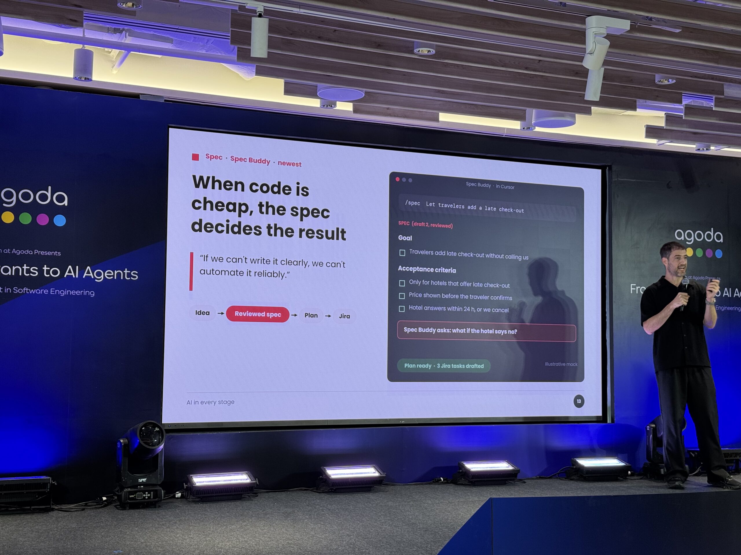 Idan Zalzberg อธิบายการใช้ Spec Buddy ช่วยตรวจความชัดเจนของโจทย์ก่อนเขียนโค้ด