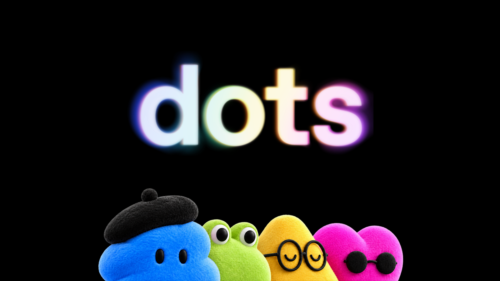 ภาพเปิดตัว OpenAI dots พร้อมคาแรกเตอร์ AI Agent หลายสี